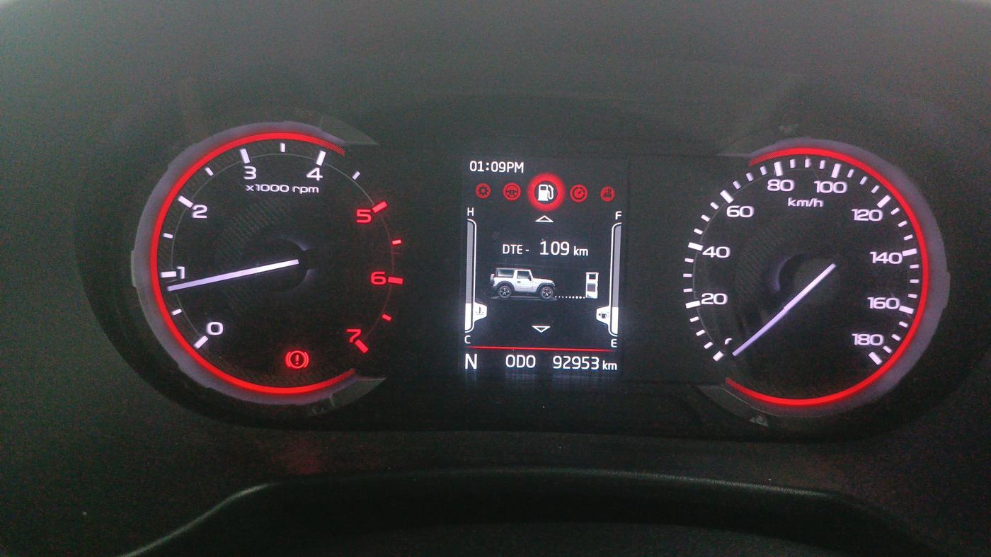 2020 Mahindra Thar LX HARD TOP 4WD MT, Diesel, Manual, 92,952 km, Odometer Image