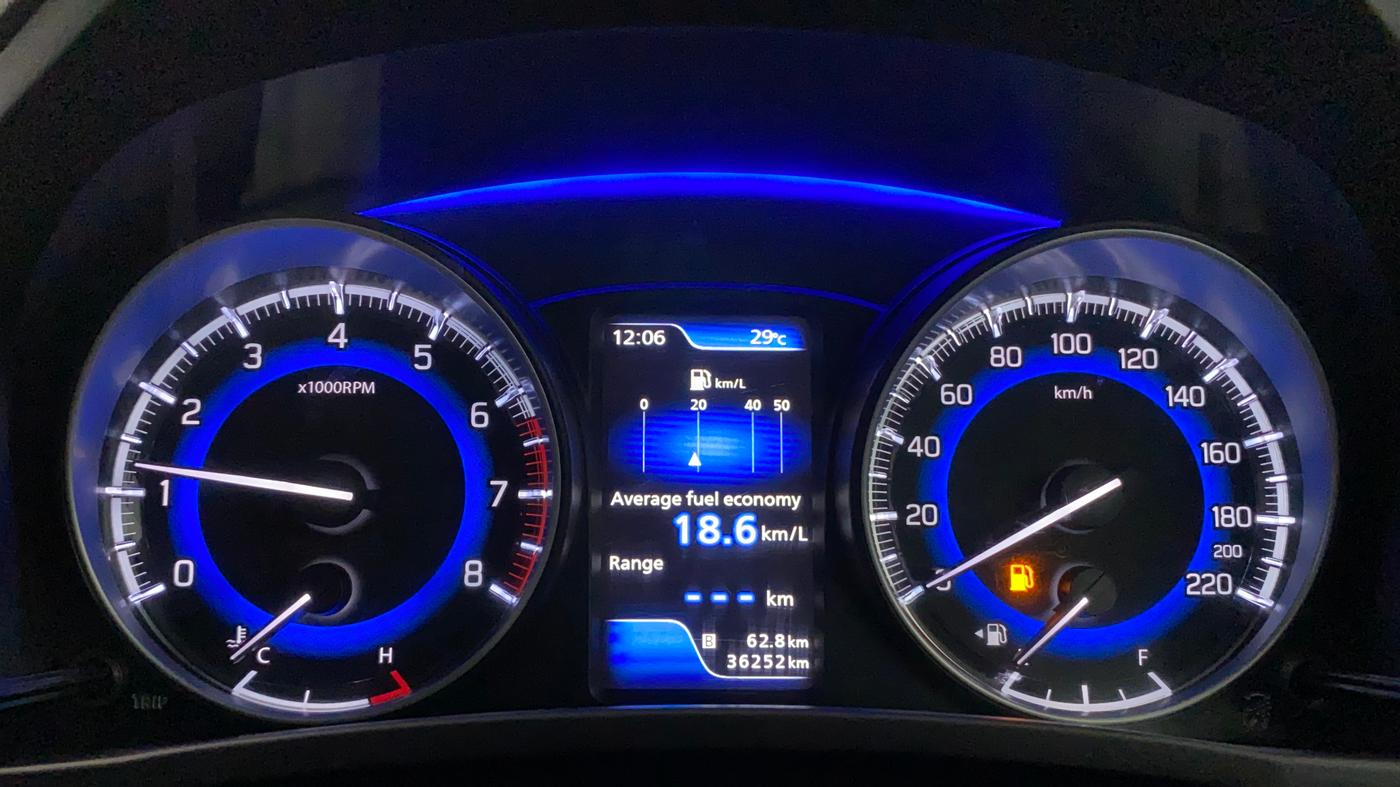 2021 Toyota Glanza V, Petrol, Manual, 36,302 km, Odometer Image