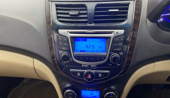 2012 Hyundai Verna FLUIDIC 1.6 VTVT SX, Petrol, Manual, 80,983 km, Infotainment System