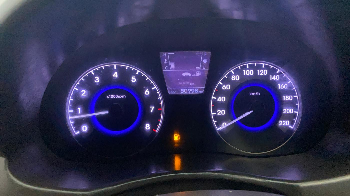 2012 Hyundai Verna FLUIDIC 1.6 VTVT SX, Petrol, Manual, 80,983 km, Odometer Image