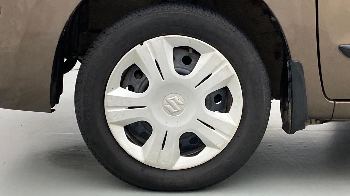 2014 Maruti Wagon R 1.0 VXI, Petrol, Manual, 54,168 km, Left Front Wheel