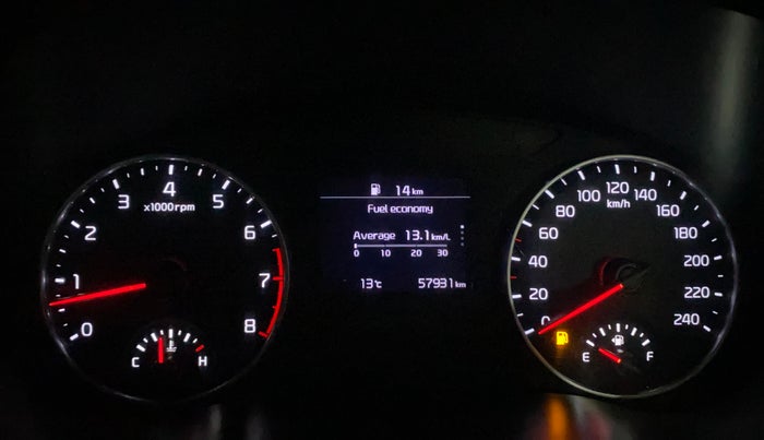 2020 KIA SELTOS HTX 1.5 PETROL, Petrol, Manual, 57,921 km, Odometer Image