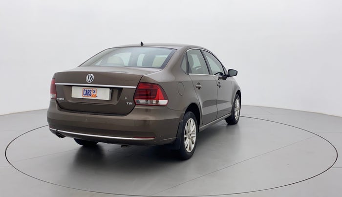 2016 Volkswagen Vento HIGHLINE PETROL AT, Petrol, Automatic, 91,853 km, Right Back Diagonal
