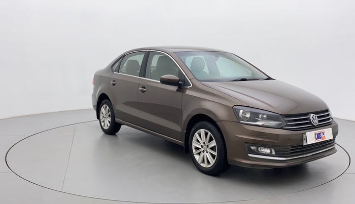 2016 Volkswagen Vento HIGHLINE PETROL AT, Petrol, Automatic, 91,853 km, Right Front Diagonal