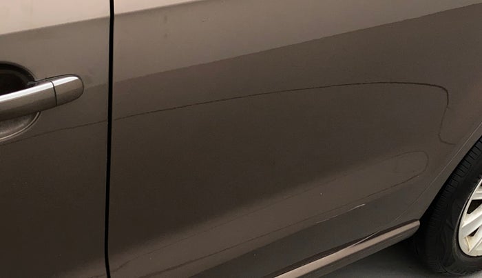 2016 Volkswagen Vento HIGHLINE PETROL AT, Petrol, Automatic, 91,853 km, Rear left door - Minor scratches