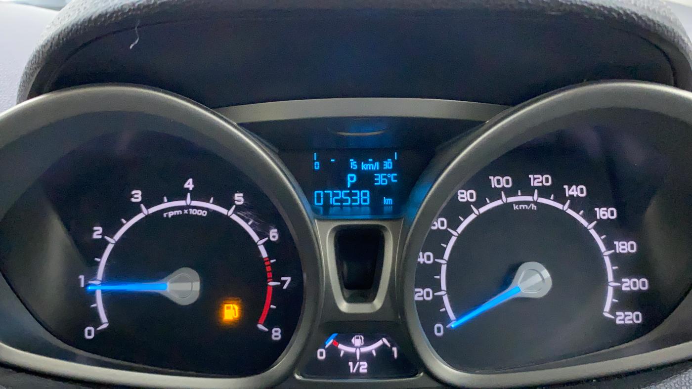 2017 Ford Ecosport TITANIUM 1.5L PETROL AT, Petrol, Automatic, 72,538 km, Odometer Image