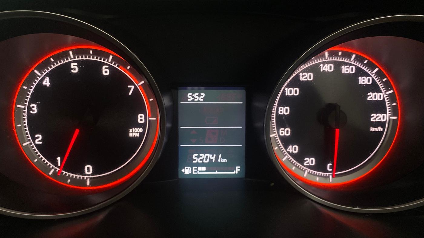 2021 Maruti Swift VXI, CNG, Manual, 52,040 km, Odometer Image