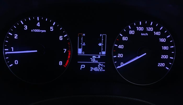 2019 Hyundai Creta SX AT 1.6 PETROL, Petrol, Automatic, 34,819 km, Odometer Image