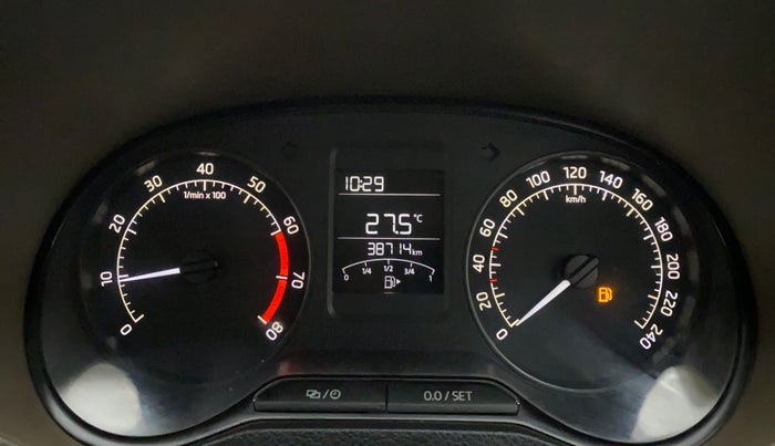 2016 Skoda Rapid 1.6 MPI ACTIVE, Petrol, Manual, 38,766 km, Odometer Image