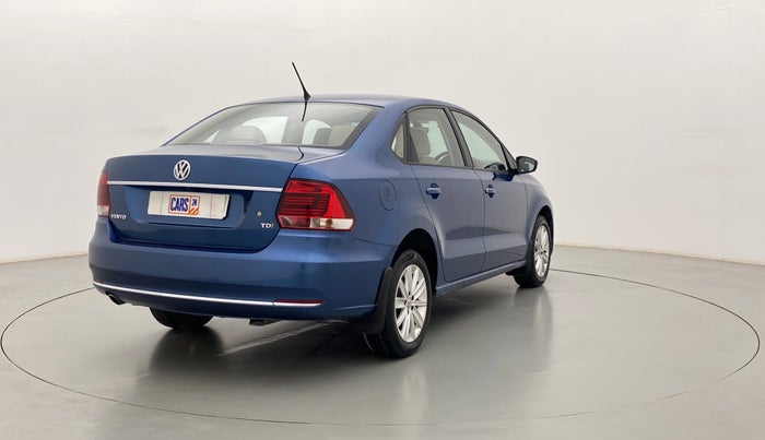 2017 Volkswagen Vento HIGHLINE PLUS TDI MT, Diesel, Manual, 77,063 km, Right Back Diagonal