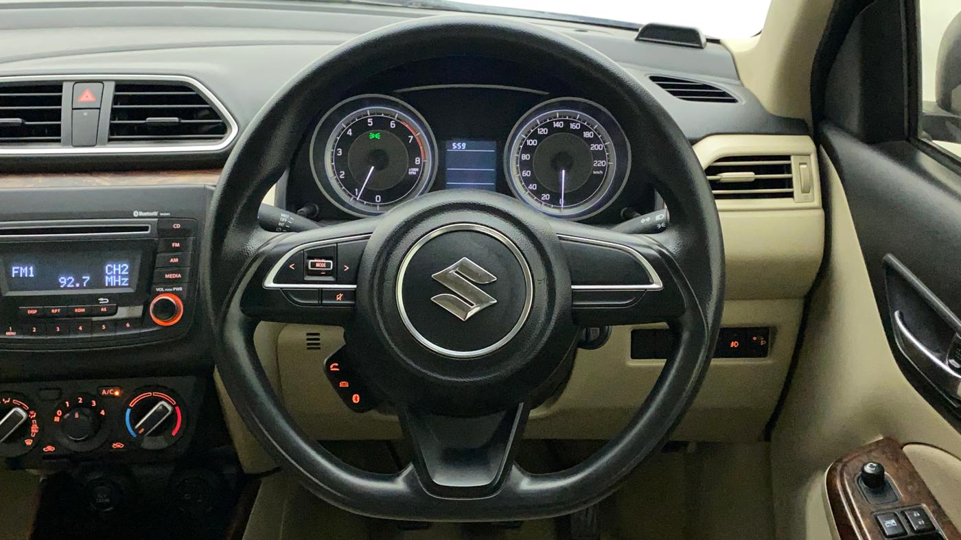 2019 Maruti Dzire VXI, Petrol, Manual, 45,034 km, Steering Wheel Close Up
