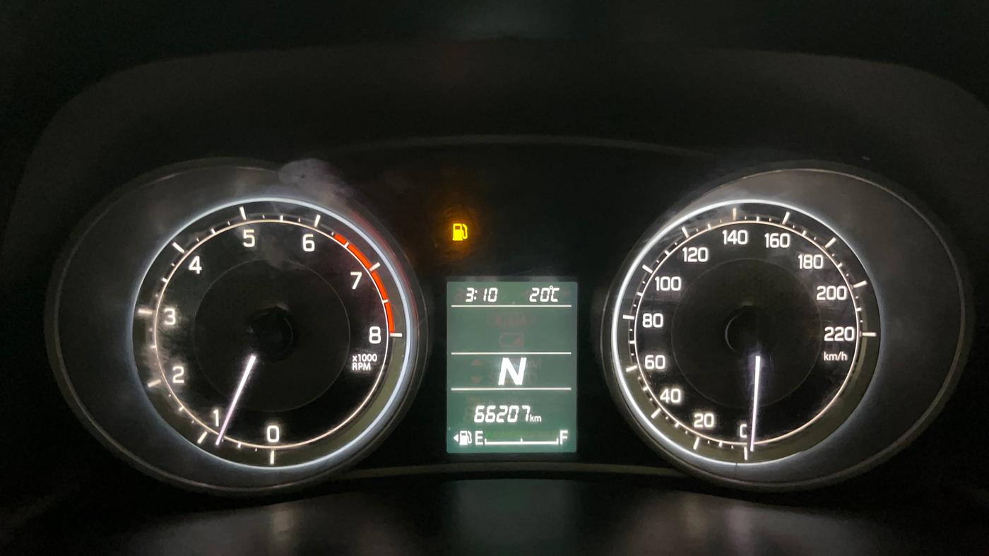 2017 Maruti Dzire ZXI PLUS AMT, Petrol, Automatic, 66,215 km, Odometer Image