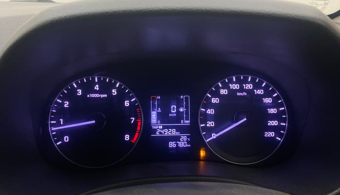 2017 Hyundai Creta SX PLUS 1.6 PETROL, Petrol, Manual, 86,750 km, Odometer Image