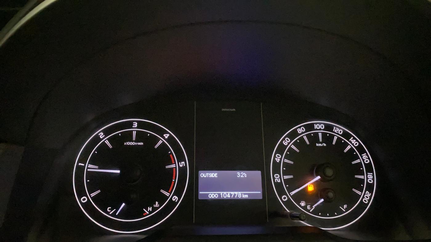 2020 Toyota Innova Crysta 2.8 ZX AT 7 STR, Diesel, Automatic, 1,04,761 km, Odometer Image