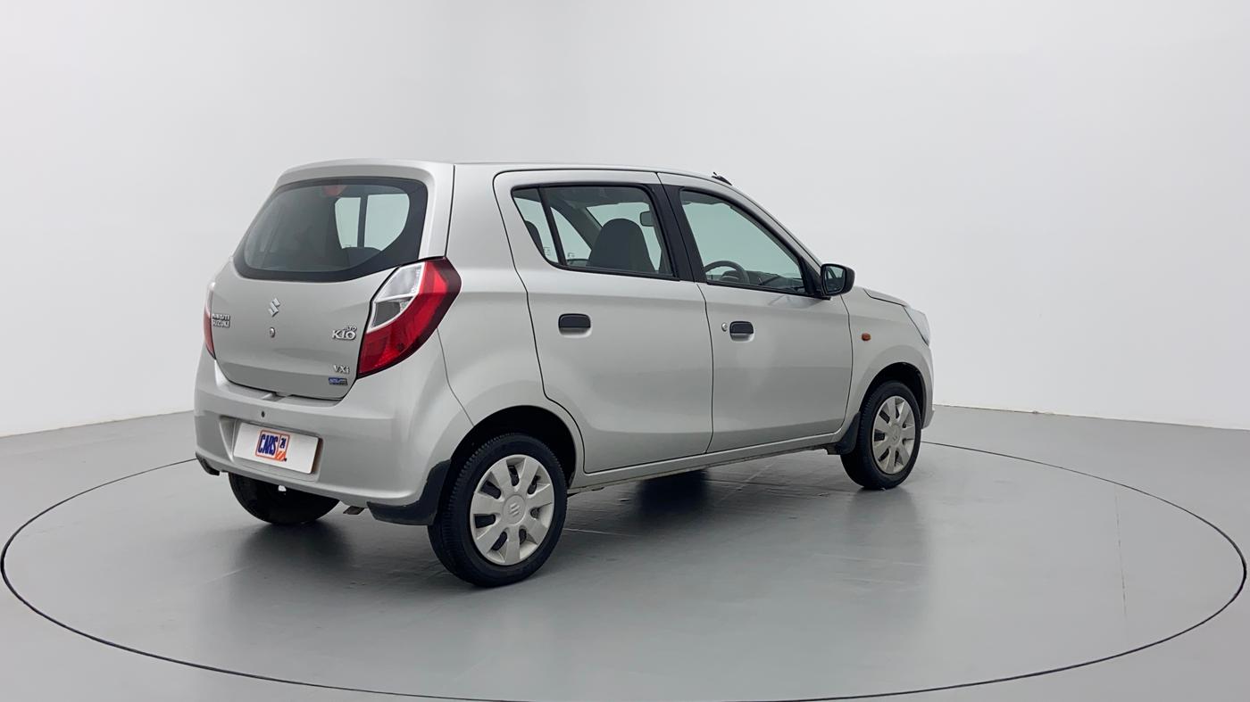 2015 Maruti Alto K10 VXI AMT P, Petrol, Automatic, 9,681 km, Right Back Diagonal (45- Degree) View