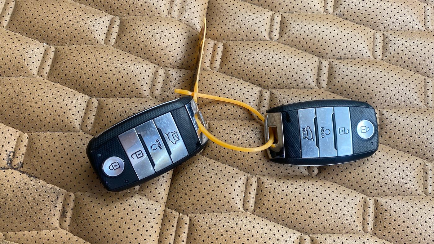 2023 KIA SELTOS  HTX PLUS 1.5 DIESEL IMT DUAL TONE, Diesel, Manual, 78,022 km, Key Close Up