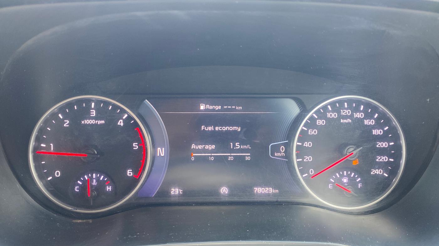 2023 KIA SELTOS  HTX PLUS 1.5 DIESEL IMT DUAL TONE, Diesel, Manual, 78,022 km, Odometer Image
