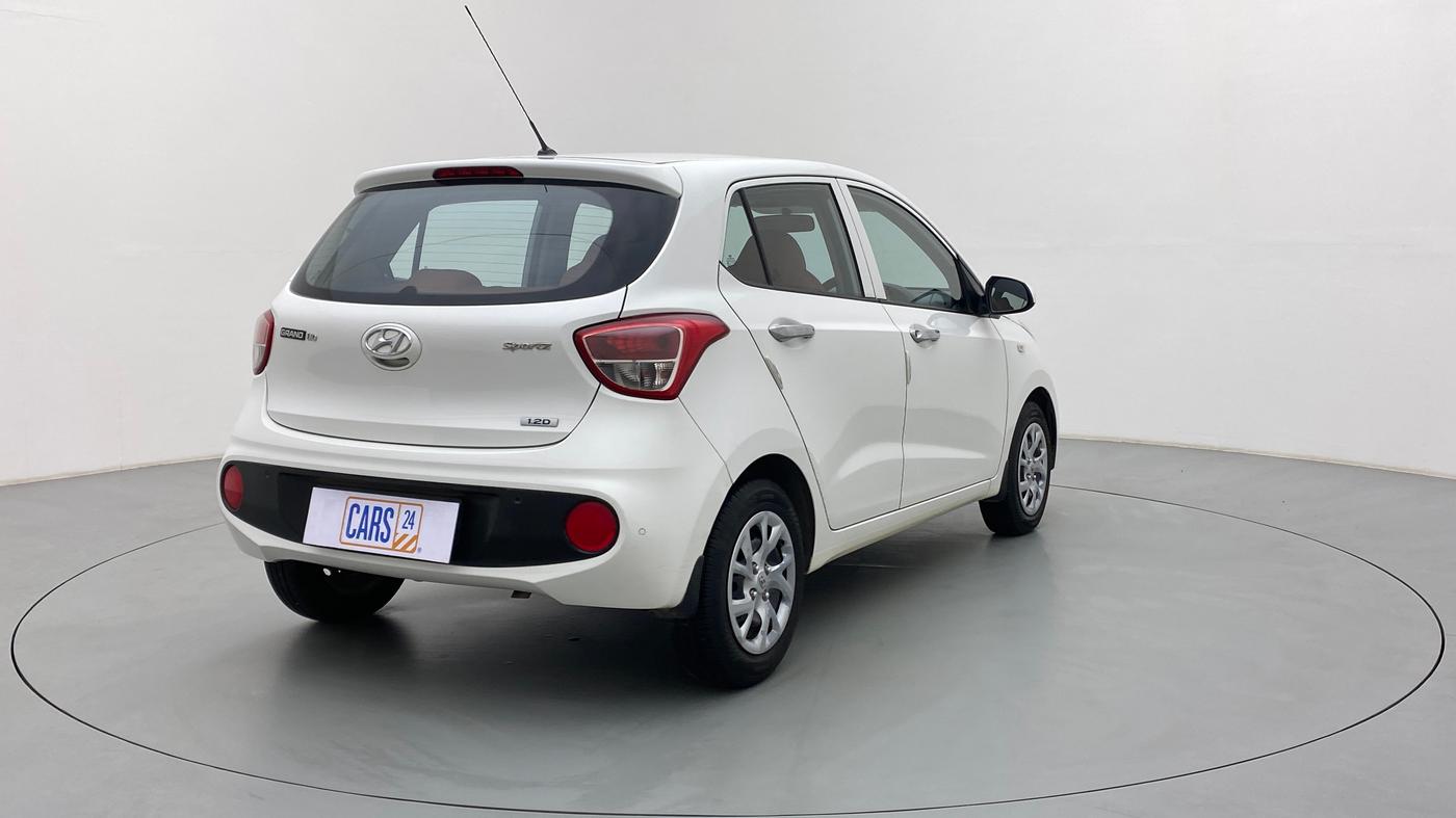 2017 Hyundai Grand i10 Sportz1.2 CRDI, Diesel, Manual, 41,262 km, Right Back Diagonal
