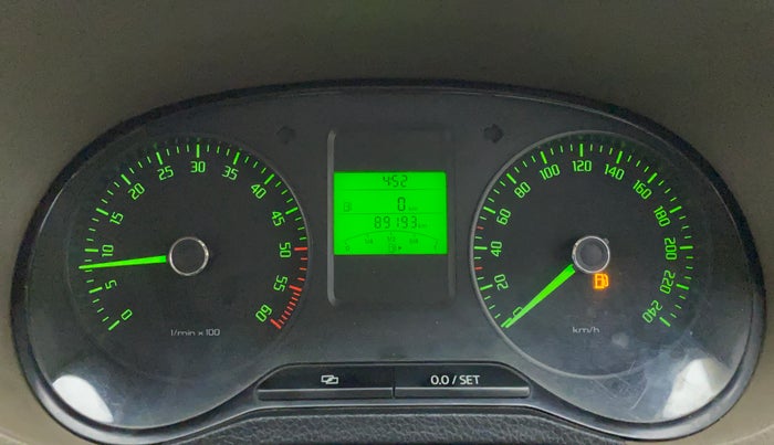 2012 Skoda Rapid ELEGANCE 1.6 TDI MT, Diesel, Manual, 89,193 km, Odometer Image