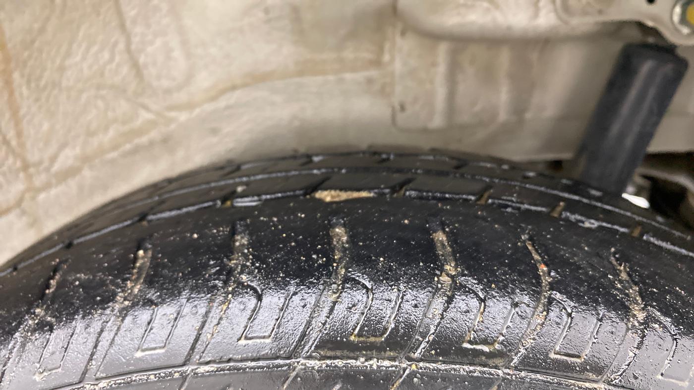 2012 Maruti Wagon R 1.0 VXI, Petrol, Manual, 47,841 km, Left Rear Tyre Tread