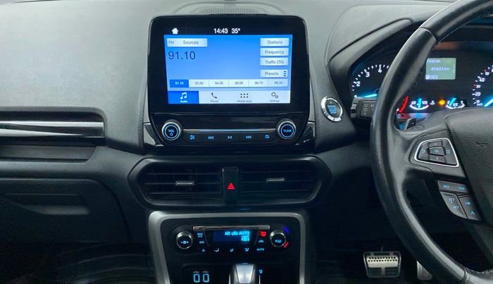 2018 Ford Ecosport TITANIUM + 1.5L PETROL AT, Petrol, Automatic, 49,360 km, Air Conditioner