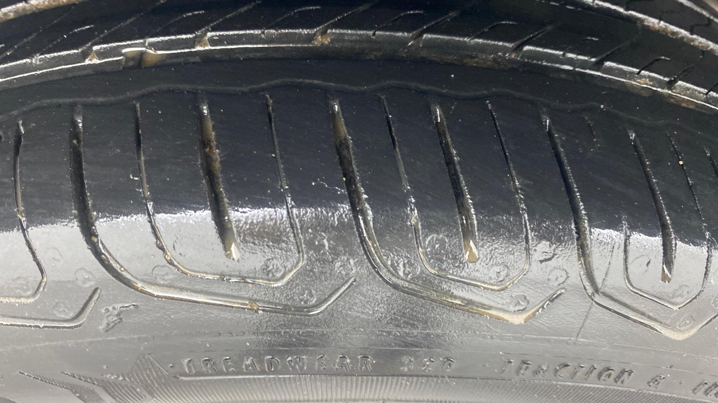 2022 Tata Tiago XZ PLUS CNG, CNG, Manual, 59,415 km, Right Rear Tyre Tread