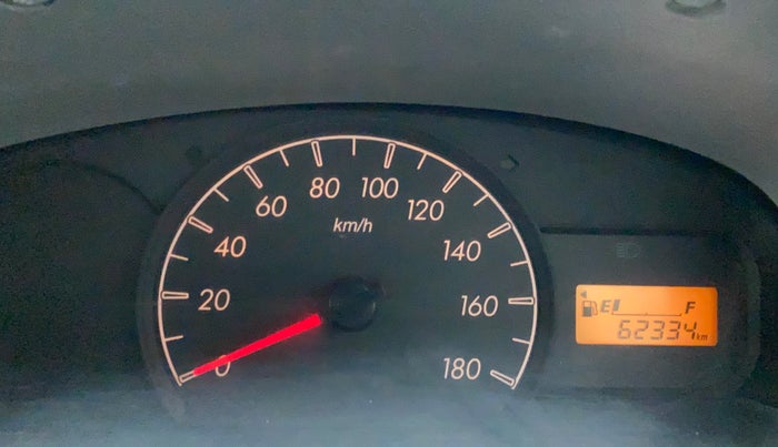 2012 Maruti Alto LXI, Petrol, Manual, 62,334 km, Odometer Image
