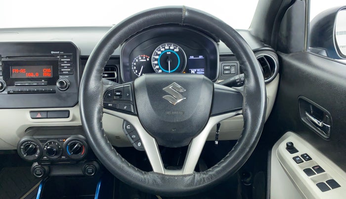 2018 Maruti IGNIS DELTA 1.2 K12 AMT, Petrol, Automatic, 44,650 km, Steering Wheel Close Up