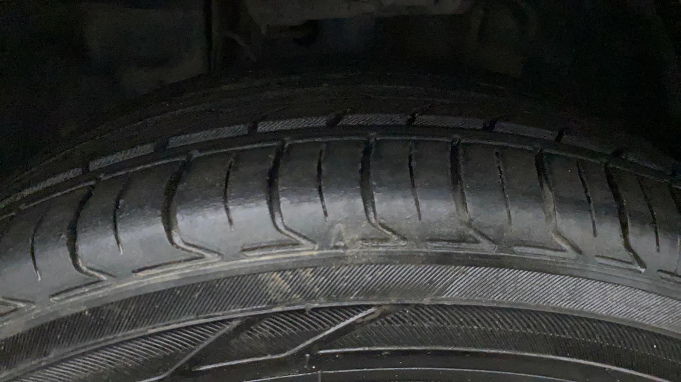 2021 Tata TIGOR XZ PLUS PETROL, Petrol, Manual, 62,930 km, Left Front Tyre Tread