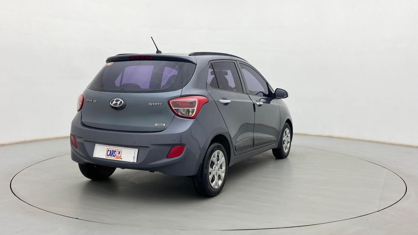 2013 Hyundai Grand i10 SPORTZ 1.1 CRDI, Diesel, Manual, 85,152 km, Right Back Diagonal
