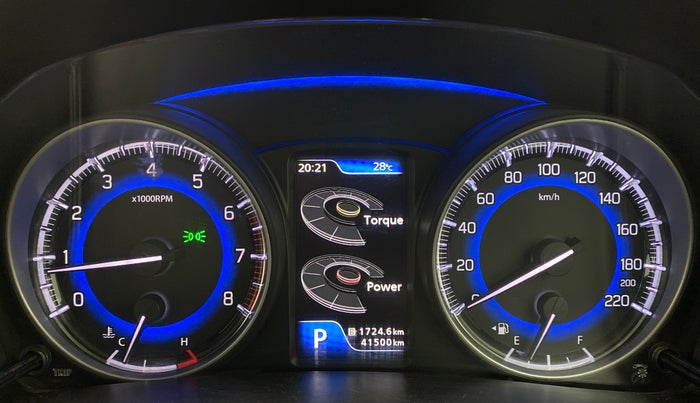 2017 Maruti Baleno ALPHA CVT PETROL 1.2, Petrol, Automatic, 41,793 km, Odometer Image