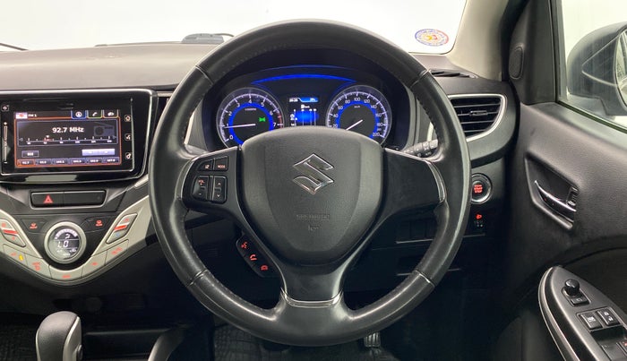 2017 Maruti Baleno ALPHA CVT PETROL 1.2, Petrol, Automatic, 41,793 km, Steering Wheel Close Up