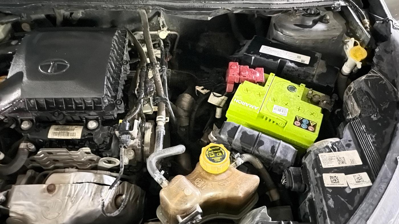 2020 Tata NEXON XZ PLUS PETROL, Petrol, Manual, 78,073 km, Engine View - Left
