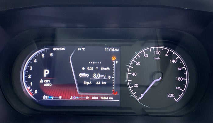2020 Tata Harrier XZA PLUS 2.0L, Diesel, Automatic, 74,344 km, Odometer Image