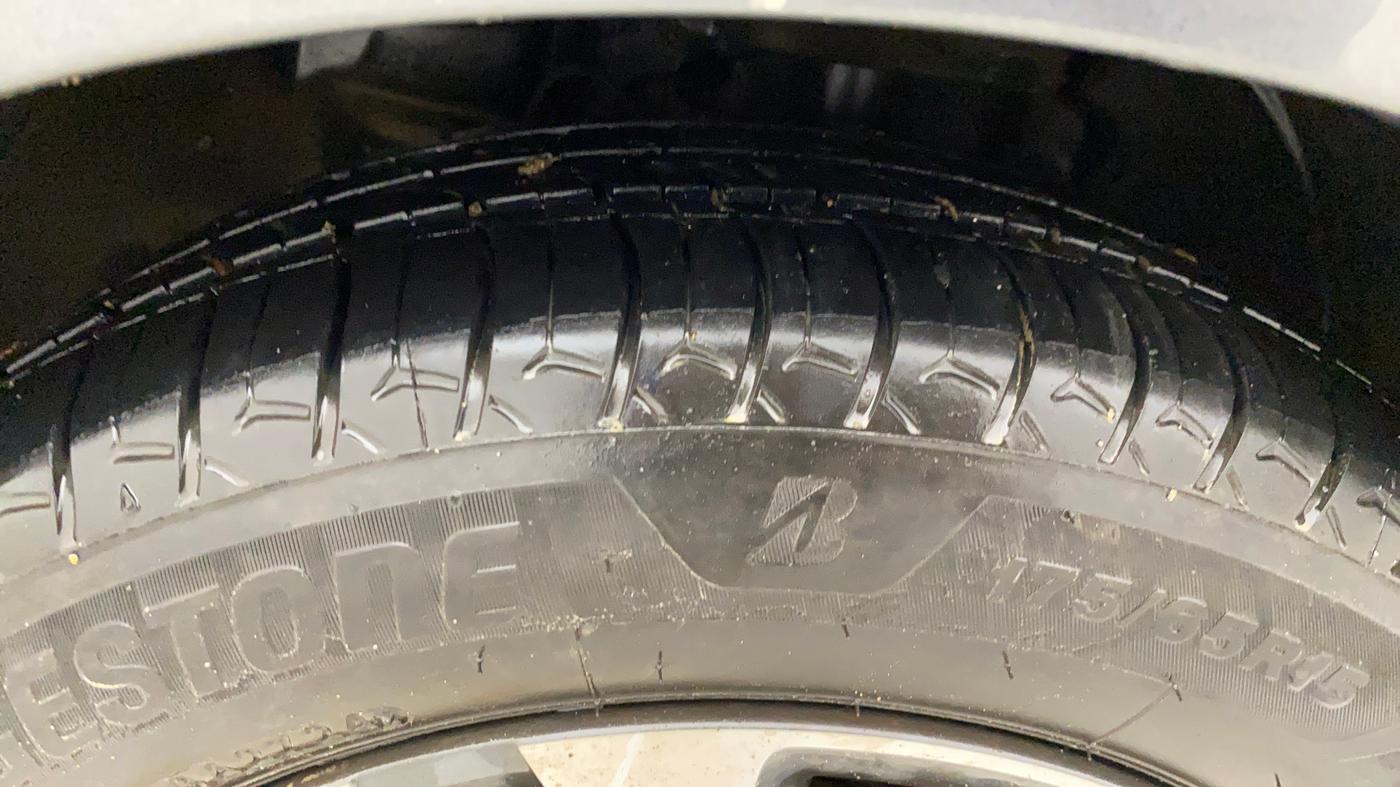2021 Tata TIGOR XZ PLUS PETROL, Petrol, Manual, 58,288 km, Left Front Tyre Tread