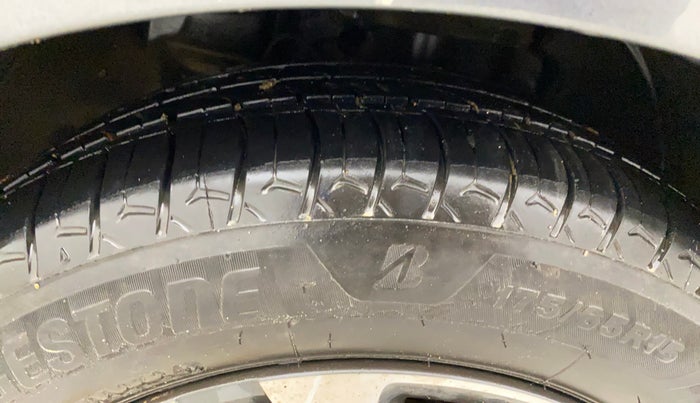 2021 Tata TIGOR XZ PLUS PETROL, Petrol, Manual, 58,288 km, Left Front Tyre Tread