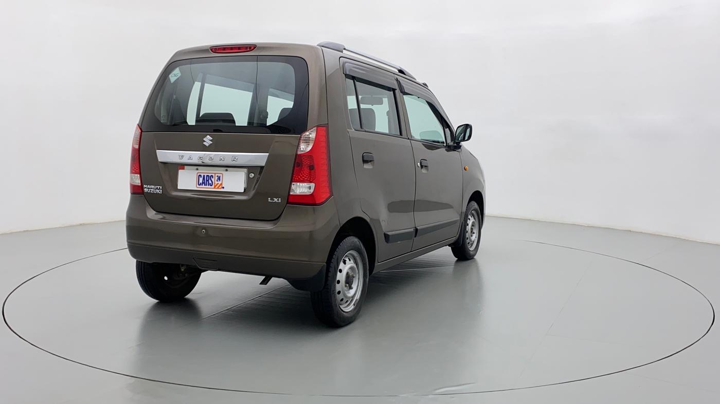 2017 Maruti Wagon R 1.0 LXI CNG, CNG, Manual, 68,574 km, Right Back Diagonal
