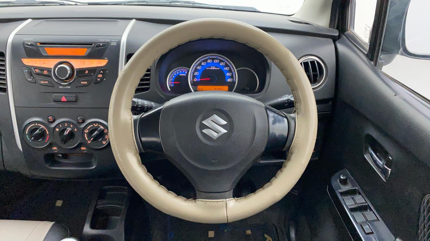 2014 Maruti Wagon R Stingray VXI, Petrol, Manual, 77,610 km, Steering Wheel Close Up