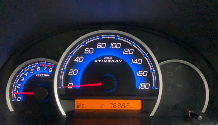 2014 Maruti Wagon R Stingray VXI, Petrol, Manual, 76,934 km, Odometer Image