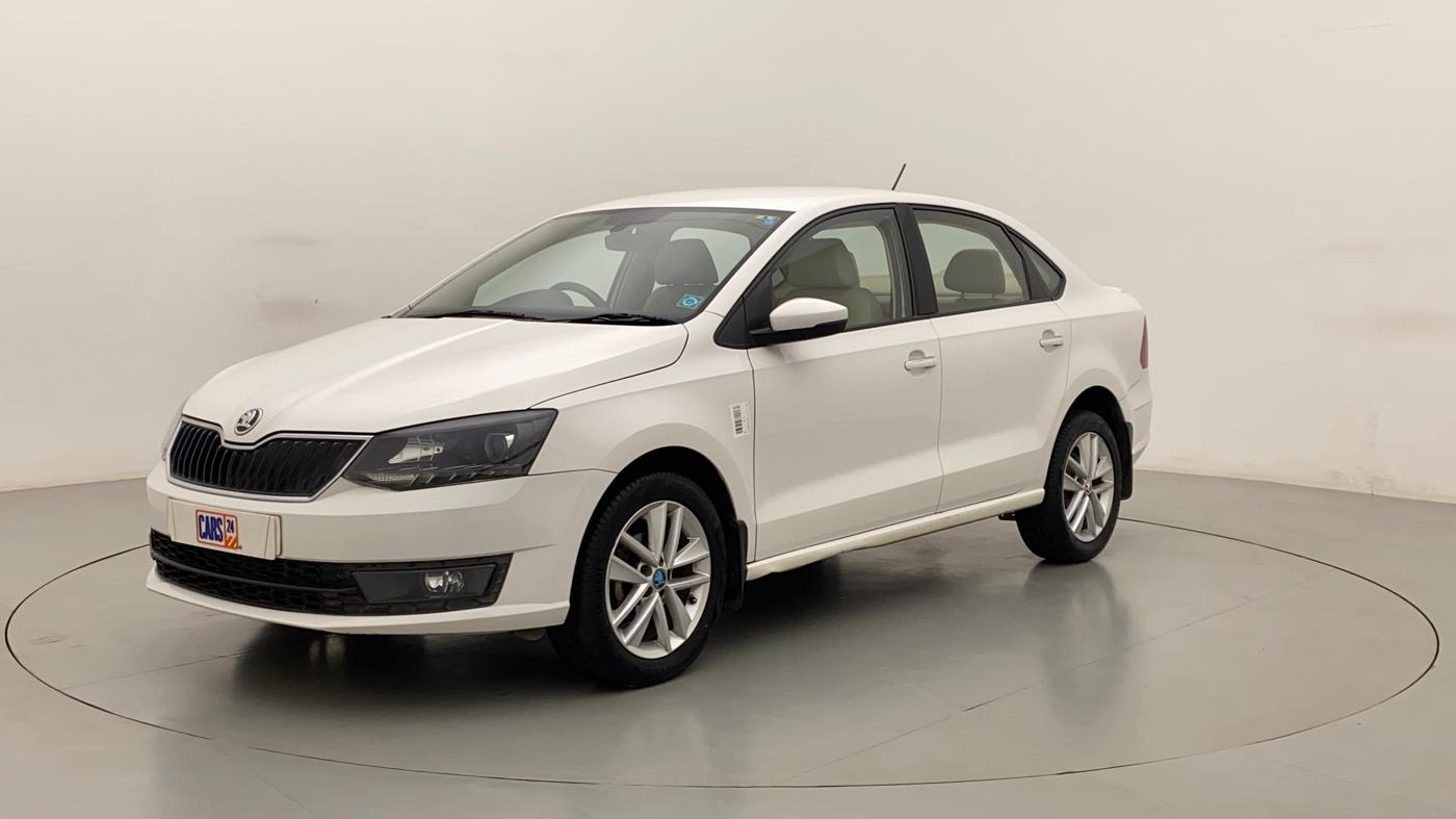 2017 Skoda Rapid STYLE 1.5 TDI AT, Diesel, Automatic, 75,337 km, Left Front Diagonal