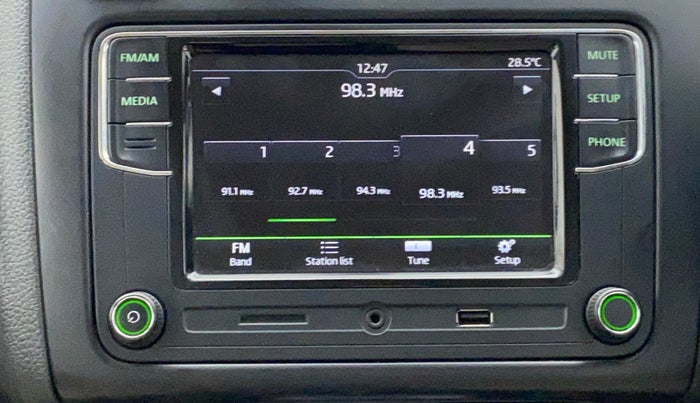 2017 Skoda Rapid STYLE 1.5 TDI AT, Diesel, Automatic, 75,337 km, Infotainment System