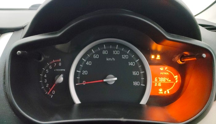 2018 Maruti Celerio VXI CNG, CNG, Manual, 67,855 km, Odometer Image