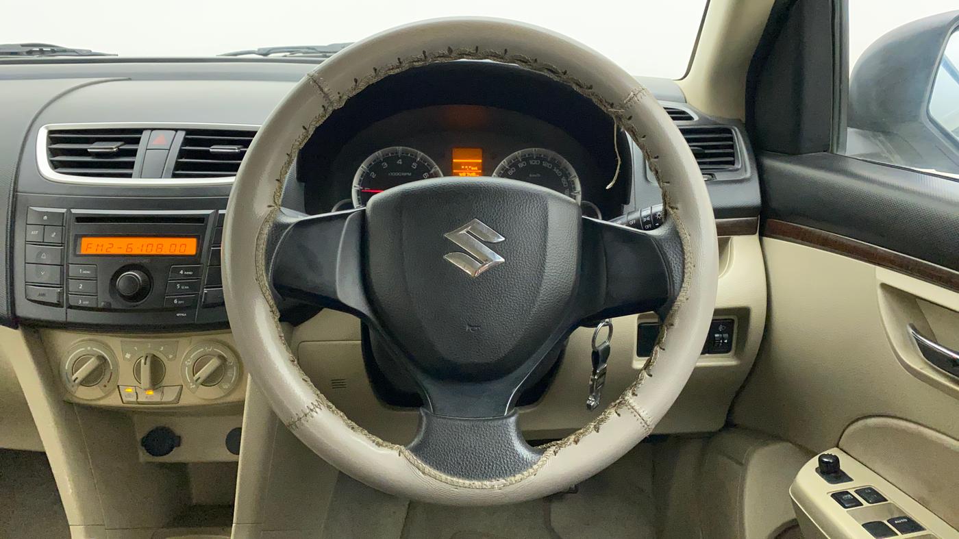 2012 Maruti Swift Dzire VXI, Petrol, Manual, 48,748 km, Steering Wheel Close Up