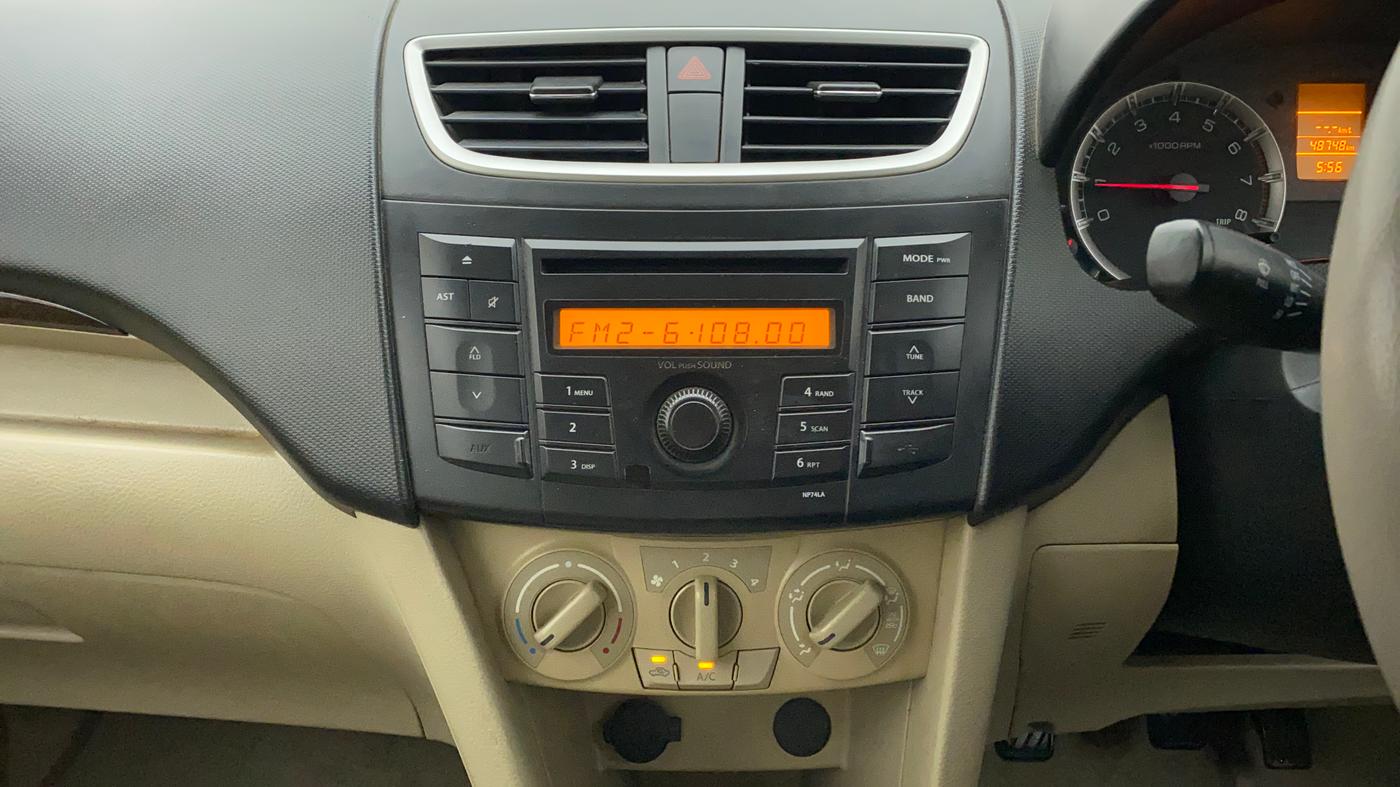 2012 Maruti Swift Dzire VXI, Petrol, Manual, 48,748 km, Air Conditioner