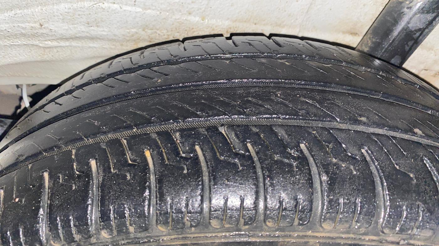 2020 Maruti S PRESSO VXI+, Petrol, Manual, 95,221 km, Left Rear Tyre Tread