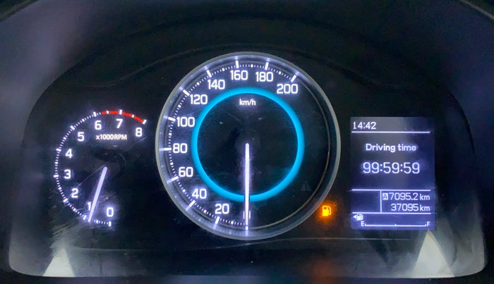 2019 Maruti IGNIS ZETA 1.2, Petrol, Manual, 37,093 km, Odometer Image