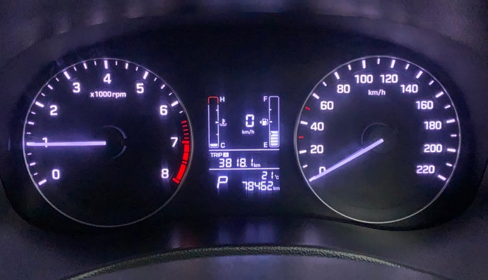2017 Hyundai Creta SX PLUS AT 1.6 PETROL, Petrol, Automatic, 78,462 km, Odometer Image