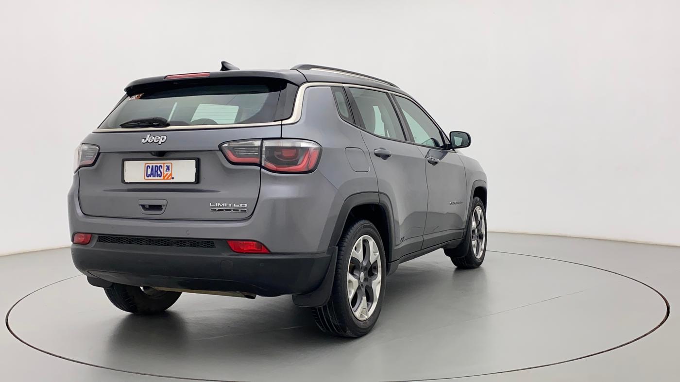 2018 Jeep Compass LIMITED PLUS PETROL AT, Petrol, Automatic, 99,956 km, Right Back Diagonal