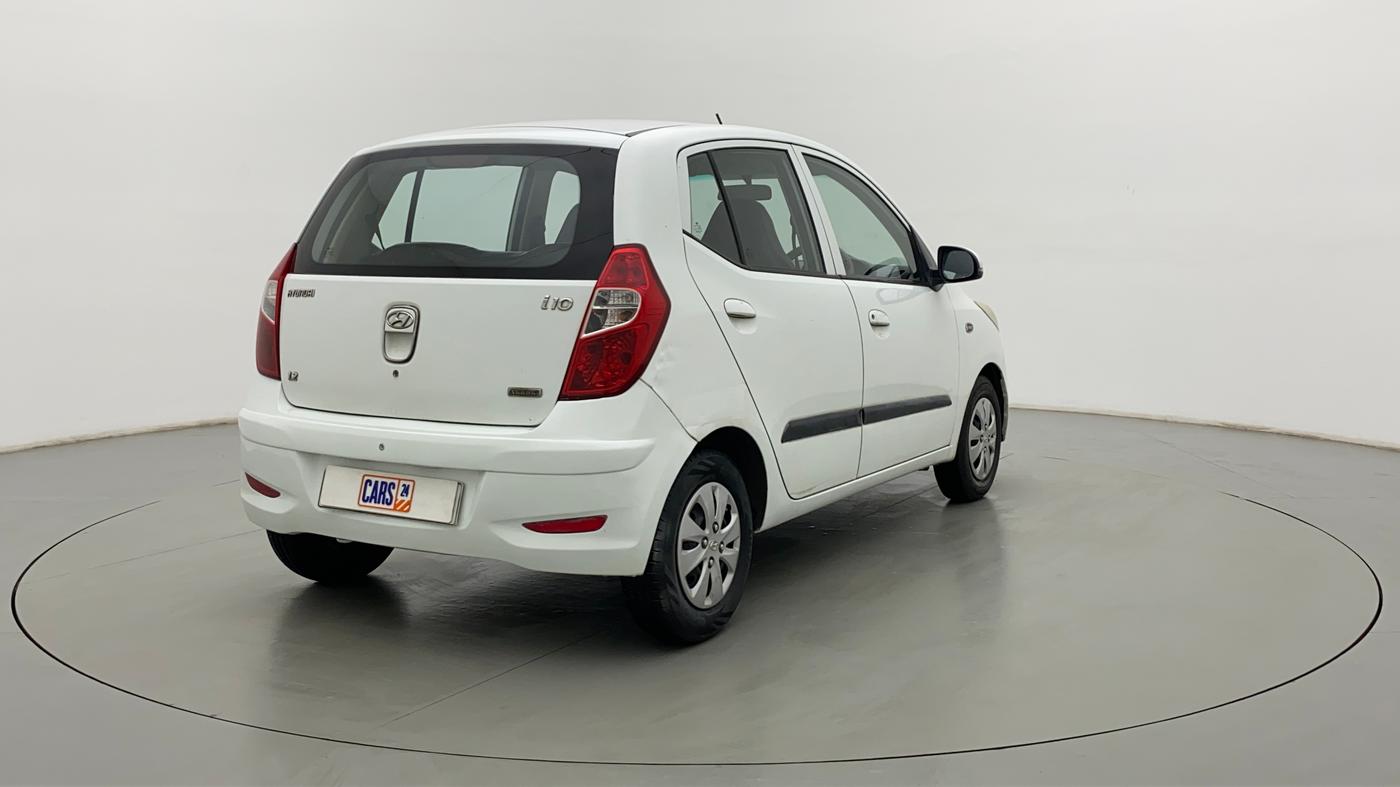 2012 Hyundai i10 MAGNA 1.2, Petrol, Manual, 76,531 km, Right Back Diagonal