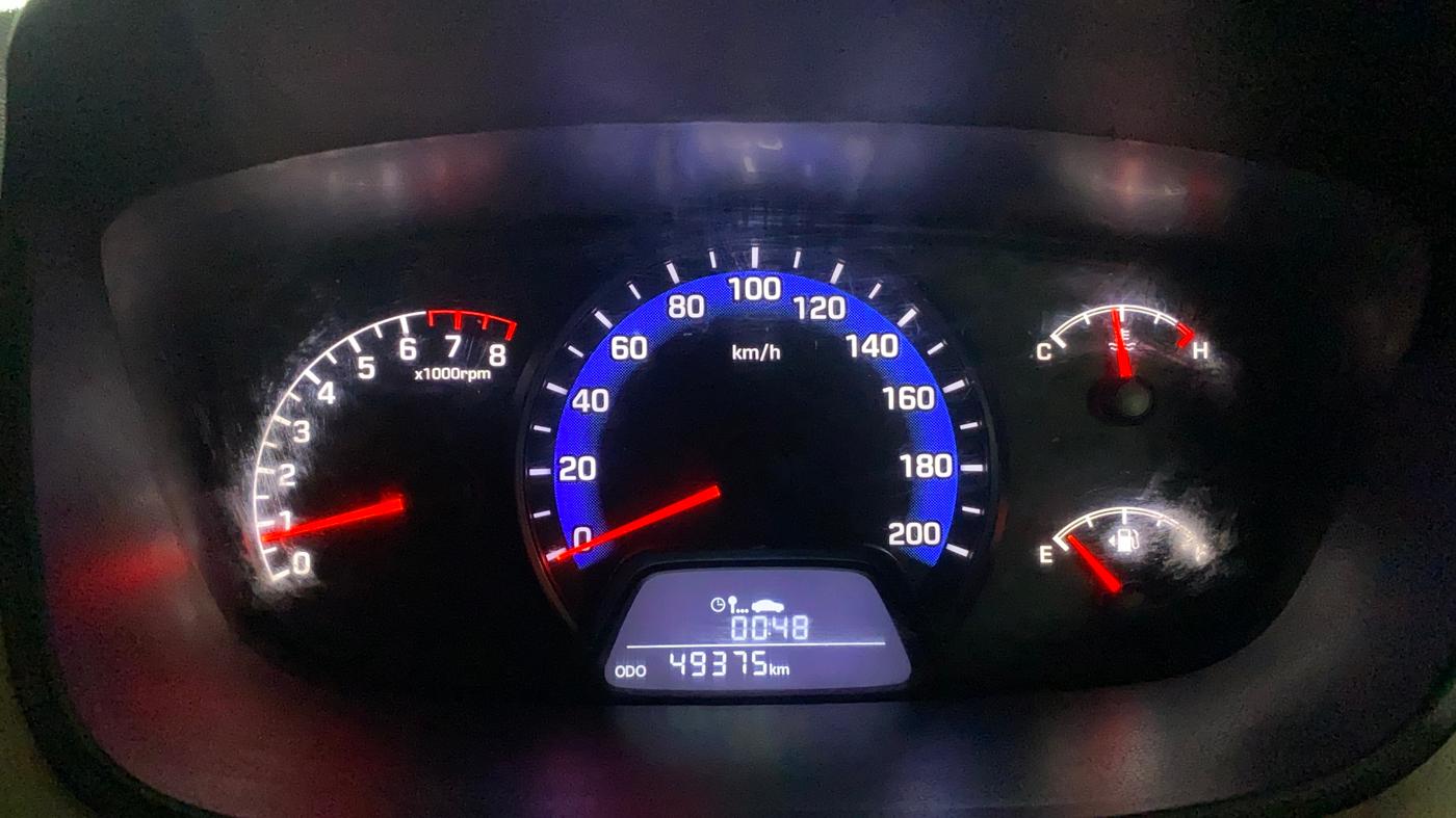 2018 Hyundai Xcent S 1.2, Petrol, Manual, 49,484 km, Odometer Image